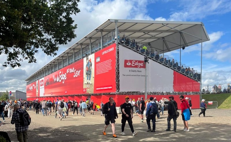 Silverstone Luffield Grandstand wrap